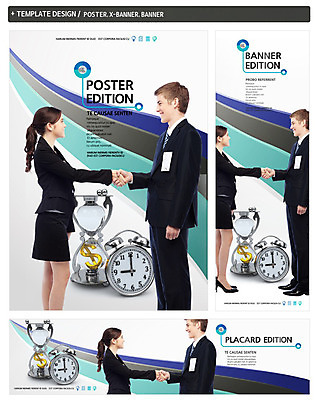 PSD 서양인 외국인 백인 템플릿 배너 배너템플릿 여자 남자 가로배너 ZIP 포스터 세로배너 시계 비즈니스 악수 서기 미소 사람 정장 상반신 성인 두명 세트 마주보기 달러 손잡기 현수막 모래시계 동료 성인만 옷 모래 돈 관계 모션 표정 인종 손짓 가로 세로 파일형식