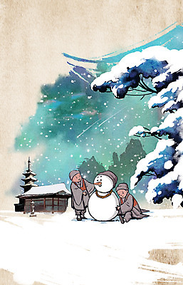 주간 PSD 나무 계절 남자 종교 어린이 백그라운드 겨울 불교 일러스트 눈사람 수묵화 사람 야외 두명 탑 눈 사찰 신비 승려 동자승 승 남자만 어린이만 소년만 겨울배경 국내일러스트 자연요소 식물 건축물 컨셉 종교건축 날씨 미술 성직자 파일형식