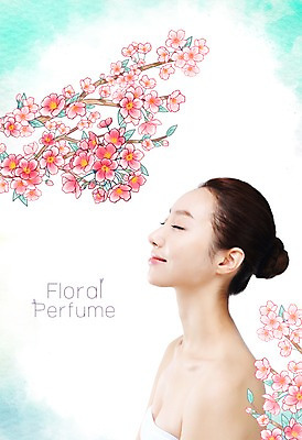 PSD 식물 편집이미지 여자 꽃 포토일러 한명 사람 동양인 성인 뷰티 눈감음 한국인 순수 활기 청순 의료성형뷰티 여자만 여자한명만 성인여자만 성인만 이미지편집 1 컨셉 모션 인종 파일형식