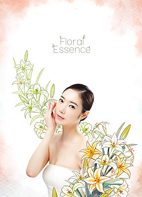 PSD 식물 편집이미지 여자 꽃 포토일러 한명 사람 동양인 성인 뷰티 한국인 순수 활기 청순 여자만 여자한명만 성인여자만 성인만 이미지편집 1 컨셉 인종 파일형식