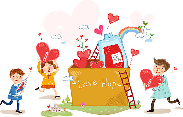 여자 남자 캠페인 무지개 일러스트 사다리 사랑 사람 성인 세명 상자 희망 하트 봉사 혈액 복지 헌혈 성인만 국내일러스트 AI파일 자연요소 모양 감정 도구 도움 사회이슈 파일형식 벡터