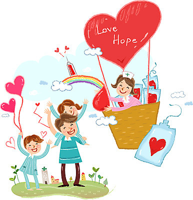 여자 남자 어린이 캠페인 일러스트 사랑 사람 여러명 성인 희망 환자 열기구 하트 봉사 복지 헌혈 혈액주머니 국내일러스트 AI파일 모양 감정 다수 의학 항공교통 도움 혈액 사회이슈 파일형식 벡터