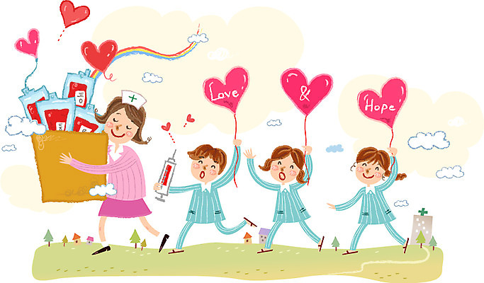 여자 남자 어린이 캠페인 일러스트 사랑 사람 여러명 성인 희망 환자 간호사 하트 봉사 혈액 복지 풍선 헌혈 혈액주머니 국내일러스트 AI파일 모양 감정 다수 의학 의료진 도움 사회이슈 파일형식 벡터