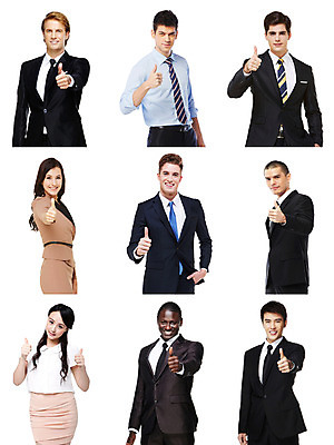 JPG 서양인 외국인 편집이미지 여자 남자 포즈 흑인 비즈니스 사람 동양인 여러명 성인 한국인 엄지손가락 최고 디지털합성 몽타주 디지털아트 성인만 편집실사 다수 손가락 인종 CG 파일형식