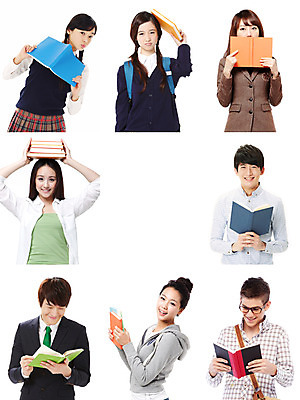 JPG 서양인 외국인 편집이미지 학생 여자 남자 청소년 고등학생 사람 동양인 여러명 성인 책 독서 한국인 디지털합성 몽타주 디지털아트 편집실사 다수 인종 CG 파일형식