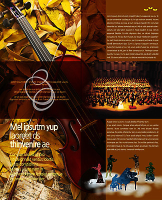 PSD 식물 템플릿 편집 표지디자인 북디자인 출판디자인 계절 실루엣 내지 문화 예술 악기 음악 리플렛 백그라운드 낙엽 연주 2단접지 북커버 문화예술 나뭇잎 사람 팜플렛 여러명 가을 건반 피아노 클래식 플루트 바이올린 트럼펫 첼로 지휘자 오케스트라 바이올린활 합창단 이미지템플릿 다수 컨셉 잎 현악기 촬영기법 관악기 음악가 악단 그룹 건반악기 금관악기 합창 파일형식 찰현악기