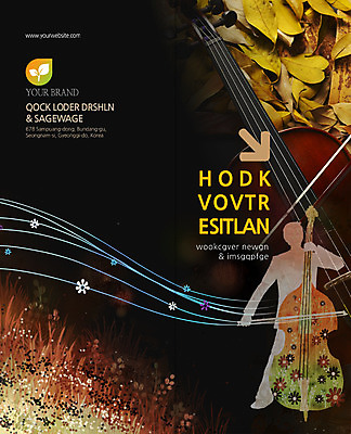 PSD 식물 템플릿 편집 표지디자인 북디자인 출판디자인 계절 표지 실루엣 문화 예술 음악 리플렛 백그라운드 낙엽 연주 2단접지 북커버 문화예술 나뭇잎 한명 팜플렛 가을 클래식 바이올린 첼로 이미지템플릿 1 컨셉 잎 현악기 촬영기법 사람 파일형식 찰현악기