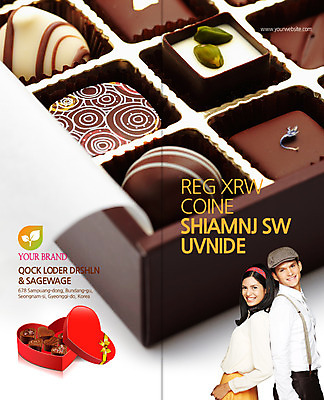 PSD 서양인 외국인 백인 템플릿 편집 표지디자인 북디자인 커플 출판디자인 여자 표지 남자 음식 리플렛 백그라운드 2단접지 북커버 데이이벤트 발렌타인데이 웃음 사람 이벤트 팜플렛 상반신 20대 성인 두명 옆모습 선물상자 초콜릿 등맞대기 하트 데이 청년만 성인만 이미지템플릿 모양 기념일 뷰포인트 관계 모션 디저트 표정 선물 인종 청년 상자 파일형식