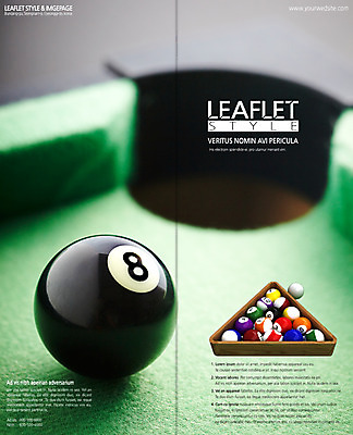 PSD 템플릿 편집 표지디자인 북디자인 출판디자인 표지 리플렛 스포츠용품 스포츠 백그라운드 2단접지 북커버 공 팜플렛 사람없음 숫자 당구 포켓볼 당구대 이미지템플릿 문자 구기 오브젝트 파일형식