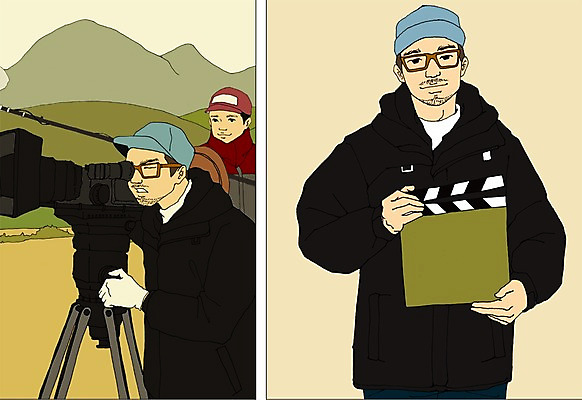 주간 PSD 직업 모자 남자 일러스트 산 사람 성인 야외 세명 카메라 촬영 감독 만화 열정 영상 영화감독 카메라감독 아트툰 성인남자만 국내일러스트 자연요소 잡화 감정 전자제품 그림 남자만 성인만 파일형식