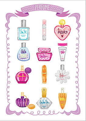 스티커 일러스트 웹소스 종류 사람없음 세트 뷰티 화장품 향수 향수병 아기자기 국내일러스트 AI파일 컨셉 병_담는 파일형식 벡터 편집소스