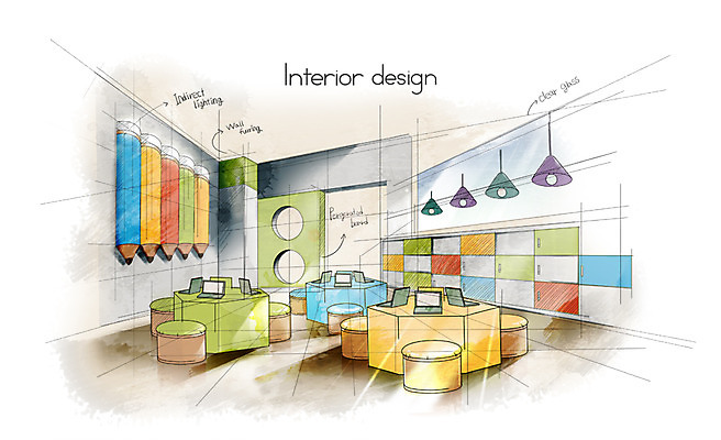 PSD 백그라운드 의자 일러스트 교실 조명 실내 사람없음 노트북 인테리어 연필 유치원 공간 스케치 책상 분석 서랍장 국내일러스트 디자인 교육 가구 컨셉 학교 학용품 미술 내부 전자제품 필기구 파일형식