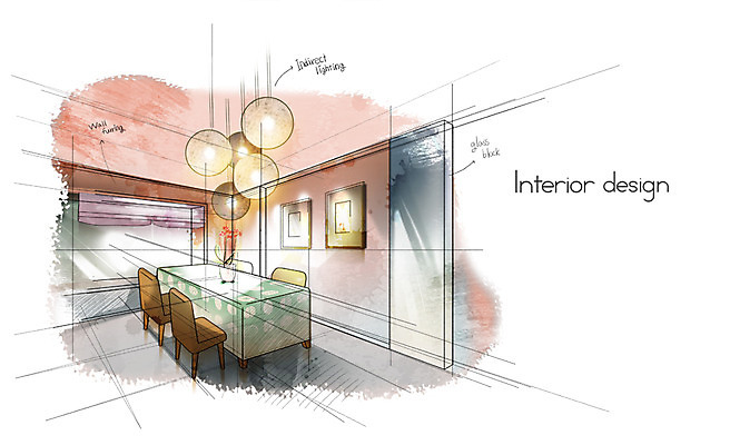 PSD 액자 백그라운드 의자 일러스트 식탁 조명 실내 사람없음 인테리어 주방 공간 식탁보 스케치 분석 국내일러스트 디자인 가구 컨셉 탁자 미술 내부 파일형식