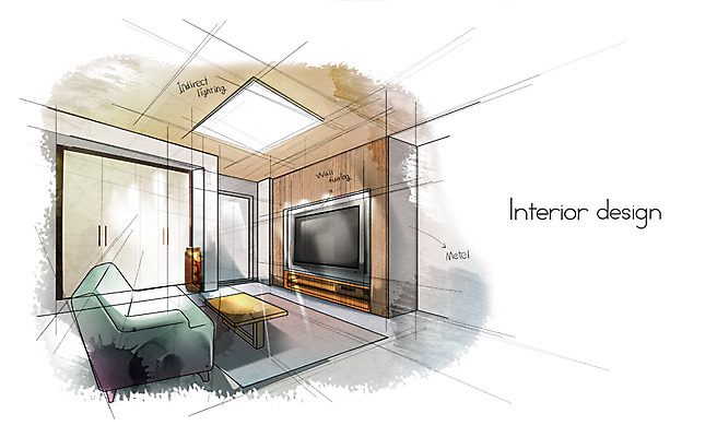 PSD 백그라운드 거실 일러스트 탁자 조명 실내 사람없음 인테리어 소파 텔레비전 카펫 공간 스케치 분석 벽장 국내일러스트 디자인 가구 컨셉 의자 미술 내부 전자제품 장롱 파일형식