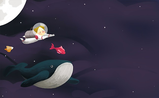 PSD 남자 어린이 백그라운드 일러스트 상상 어류 한명 사람 소년 판타지 우주 수영 달 신비 고래 어린이상상 우주복 소년한명만 동심 국내일러스트 자연요소 1 옷 컨셉 포유류 수중동물 수상스포츠 남자한명만 소년만 파일형식