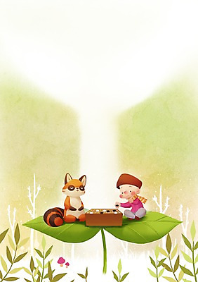 PSD 식물 남자 어린이 백그라운드 일러스트 상상 나뭇잎 한명 사람 소년 판타지 게임 신비 어린이상상 너구리 바둑 소년한명만 동심 국내일러스트 1 컨셉 잎 포유류 놀이 남자한명만 소년만 파일형식