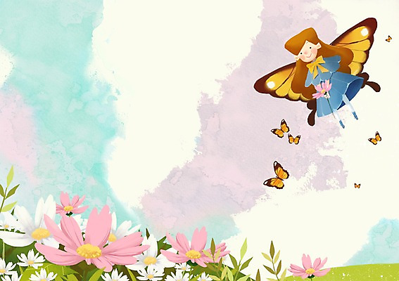 주간 PSD 식물 여자 꽃 어린이 나비 백그라운드 날개 일러스트 상상 하늘 한명 사람 소녀 야외 판타지 비행 신비 어린이상상 소녀한명만 동심 국내일러스트 자연요소 1 곤충 컨셉 여자한명만 소녀만 파일형식