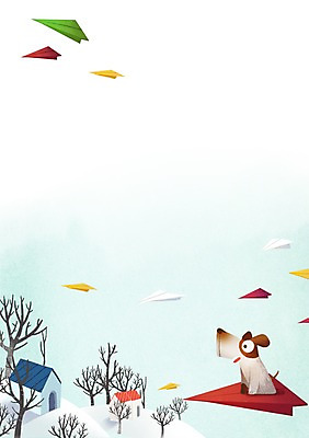 주간 PSD 나무 동물 한마리 백그라운드 일러스트 상상 하늘 주택 사람없음 야외 판타지 비행 강아지 신비 종이비행기 어린이상상 동심 국내일러스트 자연요소 식물 1 컨셉 건물 반려동물 개 종이접기 파일형식