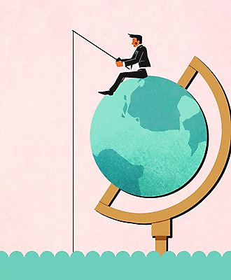 PSD 남자 일러스트 비즈니스 낚시 한명 사람 성인 지구본 비즈니스맨 낚싯대 열정 국내일러스트 1 감정 레저 직장인 낚시용품 파일형식