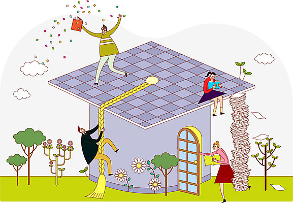 학생 여자 교육 남자 종이 일러스트 학사모 사람 여러명 성인 책 열정 성인만 국내일러스트 AI파일 모자_잡화 감정 다수 졸업 파일형식 벡터