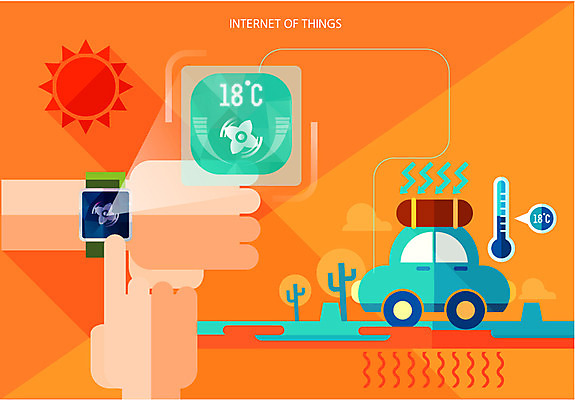 손 계절 일러스트 자동차 미래 기술 정보기술 사람 신체부위 여름 태양 뜨거움 열 변화 온도계 체온계 에어컨 스마트 손목시계 편리함 첨단 홀로그램 웨어러블 사물인터넷 4차산업 미래산업 국내일러스트 AI파일 자연요소 산업 육상교통 시계 컨셉 장신구 가전제품 파일형식 벡터