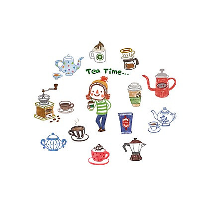PSD 라이프스타일 여자 커피 음료 스티커 일러스트 주전자 티타임 한명 사람 성인 원두 차 커피잔 종이컵 그라인더 드립커피 아기자기 국내일러스트 1 컨셉 주방용품 휴식 잔 생활 컵 일회용 커피용품 파일형식
