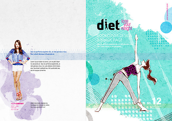 PSD 서양인 외국인 템플릿 편집 라이프스타일 표지디자인 북디자인 여자 표지 리플렛 다이어트 북커버 건강 사람 팜플렛 성인 두명 스트레칭 잡지 여자만 성인여자만 성인만 표지샘플 이미지템플릿 인종 생활 간행물 운동 파일형식