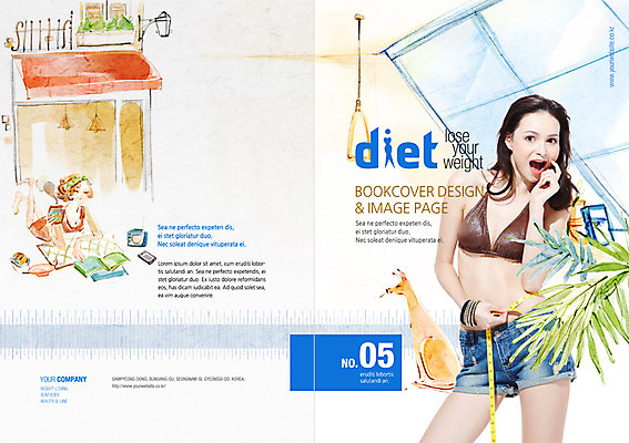 PSD 서양인 외국인 템플릿 편집 라이프스타일 표지디자인 북디자인 여자 표지 리플렛 다이어트 북커버 줄자 건강 사람 팜플렛 성인 두명 잡지 여자만 성인여자만 성인만 표지샘플 이미지템플릿 자 인종 생활 간행물 파일형식