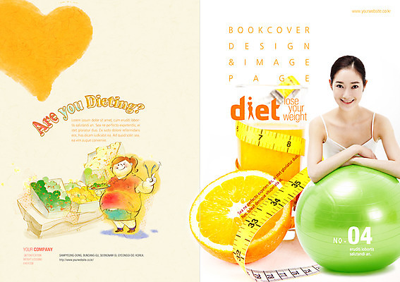 PSD 템플릿 편집 라이프스타일 표지디자인 북디자인 여자 표지 리플렛 다이어트 채소 북커버 오렌지 과일 줄자 건강 한명 사람 동양인 팜플렛 성인 운동 샐러드 한국인 짐볼 잡지 여자만 여자한명만 성인여자만 성인만 표지샘플 이미지템플릿 1 음식 자 인종 생활 간행물 파일형식