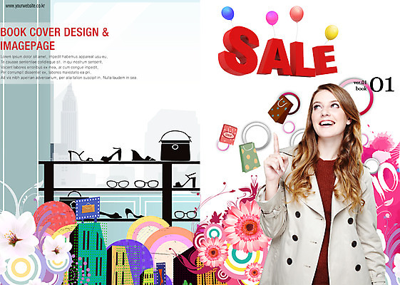 PSD 서양인 외국인 식물 템플릿 편집 표지디자인 북디자인 잡화 여자 패션 표지 꽃 안경 구두 리플렛 북커버 가방 한명 사람 빌딩 팜플렛 성인 쇼핑 세일 도시 잡지 풍선 여자만 여자한명만 성인여자만 성인만 표지샘플 이미지템플릿 1 신발 인종 건물 간행물 파일형식