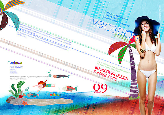 PSD 식물 템플릿 편집 모자 표지디자인 북디자인 여자 표지 어린이 리플렛 바다 여행 북커버 휴가 어류 사람 팜플렛 성인 두명 비키니 야자수 수영 잡지 미역 여자만 표지샘플 이미지템플릿 나무 잡화 수영복 간행물 수중동물 수상스포츠 해조류 파일형식