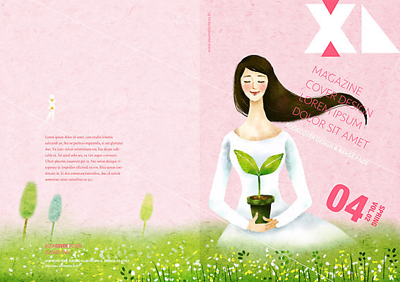 PSD 나무 식물 템플릿 편집 표지디자인 북디자인 여자 기념일 표지 화분 리플렛 북커버 한명 사람 이벤트 팜플렛 성인 새싹 잡지 식목일 여자만 여자한명만 성인여자만 성인만 표지샘플 이미지템플릿 1 간행물 파일형식