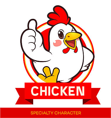 동물 캐릭터 동물캐릭터 일러스트 홍보캐릭터 사람없음 라벨 요식업 치킨 닭 최고 알림 닭캐릭터 특산물 특산물캐릭터 마스코트 일러캐릭터 AI파일 산업 조류 프레임 닭고기요리 파일형식 벡터