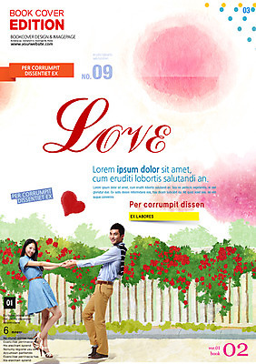 PSD 식물 템플릿 편집 표지디자인 북디자인 커플 여자 표지 남자 꽃 행복 리플렛 북커버 함께함 사랑 사람 동양인 팜플렛 성인 두명 울타리 손잡기 한국인 잡지 성인만 표지샘플 이미지템플릿 감정 컨셉 관계 모션 인종 간행물 담장 파일형식