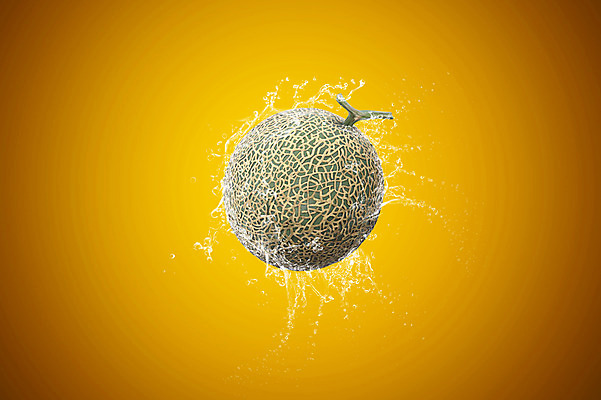 JPG 편집 편집이미지 과일 사람없음 화려 우아함 멜론 디지털합성 디지털아트 스플래쉬 편집실사 컨셉 CG 파일형식