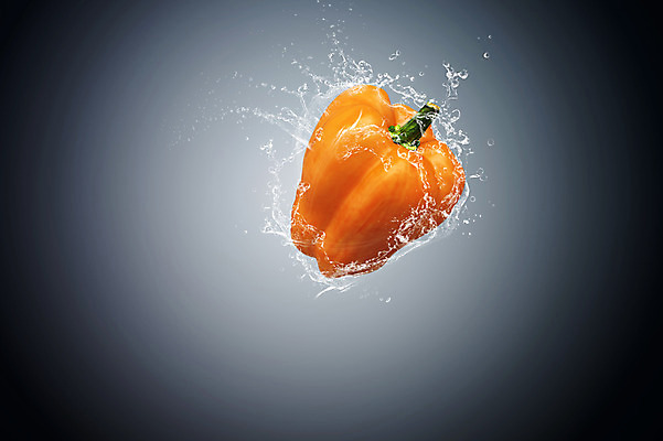 JPG 편집 편집이미지 컬러 채소 파프리카 사람없음 주황색 화려 우아함 디지털합성 디지털아트 스플래쉬 편집실사 컨셉 CG 파일형식