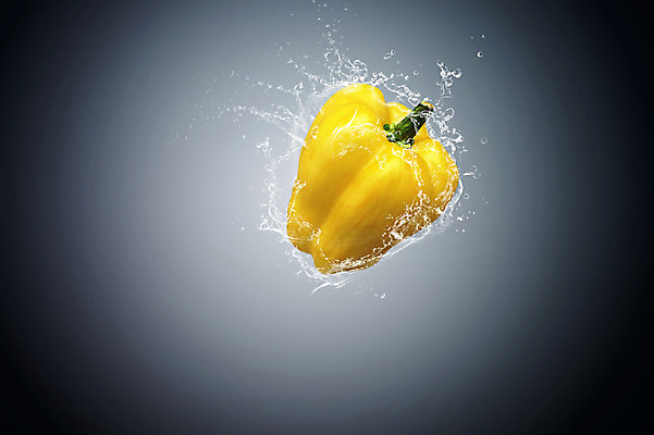 JPG 편집 편집이미지 컬러 채소 파프리카 사람없음 노란색 화려 우아함 디지털합성 디지털아트 스플래쉬 편집실사 컨셉 CG 파일형식