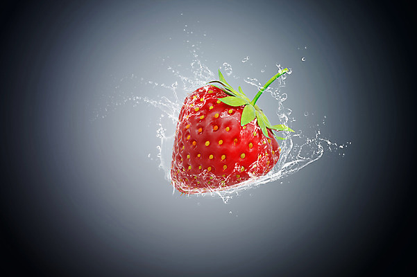 JPG 편집 편집이미지 과일 딸기 사람없음 화려 우아함 디지털합성 디지털아트 스플래쉬 편집실사 컨셉 CG 파일형식