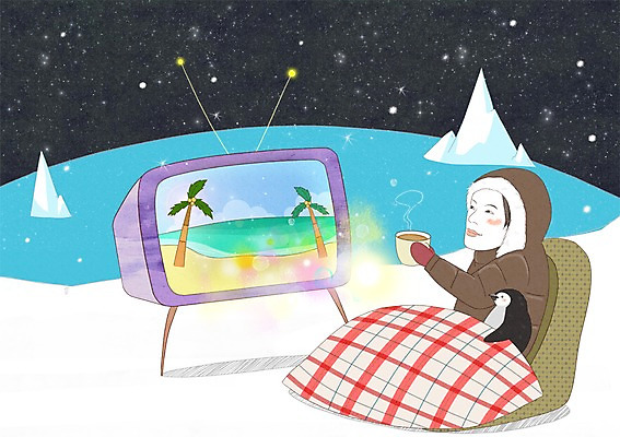 PSD 식물 동물 남자 의자 일러스트 밤하늘 한명 사람 성인 야자수 텔레비전 이불 북극 펭귄 빙하 언론 시청 국내일러스트 시청하다 나무 1 가구 침구 모션 조류 하늘 전자제품 야간 극지방 관공서 파일형식