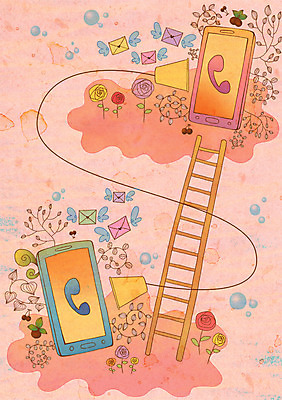 PSD 식물 꽃 선 날개 일러스트 사다리 통신 상상 편지봉투 사람없음 스마트폰 디지털 종이컵 언론 통화 국내일러스트 모션 봉투 컵 핸드폰 스마트기기 도구 일회용 편지 파일형식