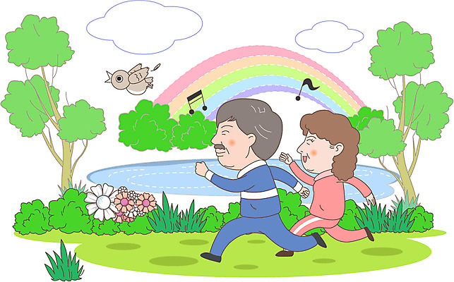 나무 식물 구름 부부 여자 노년 남자 꽃 호수 무지개 일러스트 조류 사람 잔디 두명 달리기 조깅 운동 노부부 산책 복지 노인복지 노인만 국내일러스트 AI파일 자연요소 동물 커플 모션 휴식 건강 성인 사회이슈 성인만 파일형식 벡터