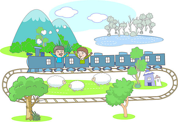 나무 식물 동물 부부 여자 노년 남자 여행 일러스트 산 주택 사람 두명 노부부 기찻길 기차 양 복지 노인복지 기차여행 노인만 철도의날 국내일러스트 AI파일 커플 육상교통 포유류 대중교통 성인 건물 사회이슈 성인만 파일형식 벡터 법정기념일