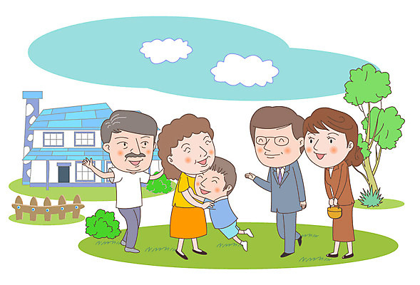 주간 나무 식물 구름 여자 노년 남자 일러스트 가족 주택 사람 여러명 야외 복지 노인복지 방문 노인만 국내일러스트 AI파일 자연요소 다수 관계 성인 건물 사회이슈 성인만 파일형식 벡터