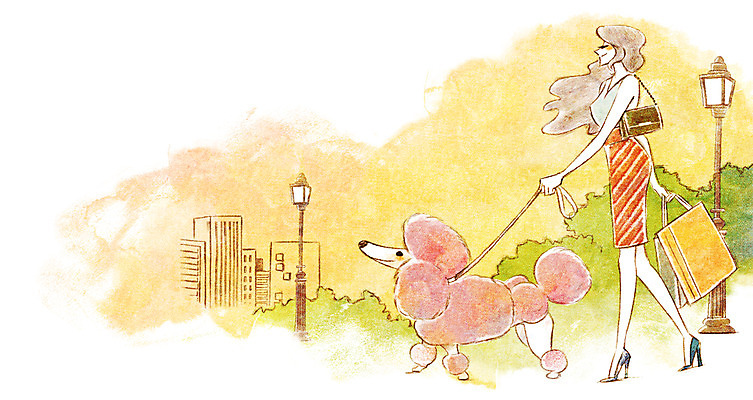 PSD 동물 한마리 공원 여자 행복 가로등 일러스트 함께함 한명 사람 빌딩 성인 야외 쇼핑백 귀여움 산책 푸들 동물보호 국내일러스트 1 공공시설 감정 컨셉 가방 휴식 건물 개 사회이슈 파일형식