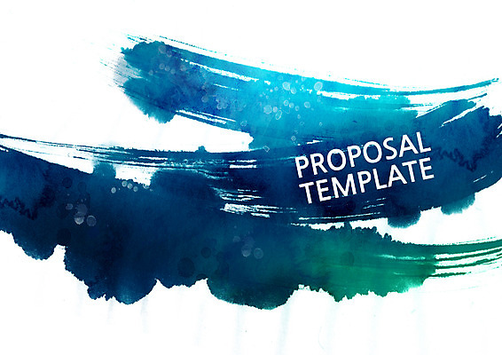 템플릿 표지 컬러 사람없음 파란색 물감 프레젠테이션 문서템플릿 서식 레이아웃 문서 제안서 이미지템플릿 AI파일 미술도구 파일형식 벡터