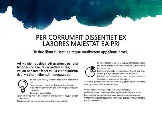 템플릿 내지 컬러 사람없음 파란색 물감 프레젠테이션 문서템플릿 서식 레이아웃 문서 제안서 이미지템플릿 AI파일 미술도구 파일형식 벡터