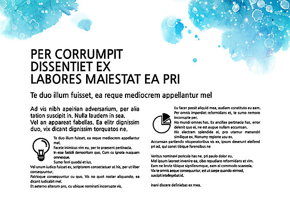 템플릿 내지 컬러 사람없음 파란색 물감 프레젠테이션 문서템플릿 서식 레이아웃 문서 번짐 제안서 이미지템플릿 AI파일 미술도구 파일형식 벡터 효과