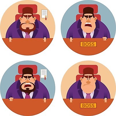 EPS 해외이미지 직업 캐릭터 디자인 남자 감정 컨셉 일러스트 비즈니스 노동자 스트레스 사람 정장 세트 사무실 외침 분노 표현 업무 비즈니스맨 플랫 큼 발사 만화 충돌 종업원 경영자 리더 실수 나쁜 공격적 해외202004 해외일러스트 일러캐릭터 옷 소리 작업 직장인 크기 파일형식 벡터 이미지허브