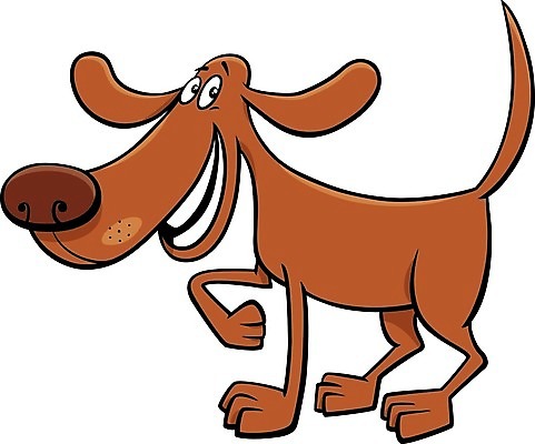 EPS 해외이미지 캐릭터 일러스트 사람없음 반려동물 갈색 귀여움 개 만화 해외일러스트 일러캐릭터 동물 컬러 컨셉 포유류 파일형식 벡터 이미지허브