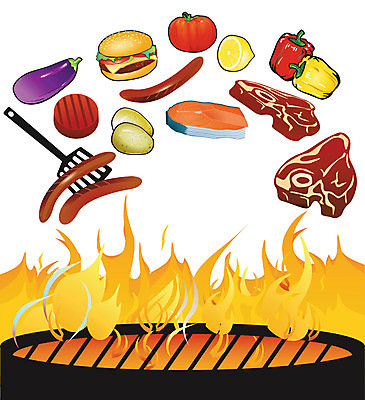 EPS 해외이미지 음식 토마토 일러스트 불 불꽃 감자 육류 어류 스테이크 축제 식사 축하 뜨거움 그릴 바비큐 연어 숯 점심식사 해외202004 해외일러스트 자연요소 컨셉 채소 식재료 주방용품 서양음식 수중동물 파일형식 벡터 동물 생활용품 오브젝트 이미지허브